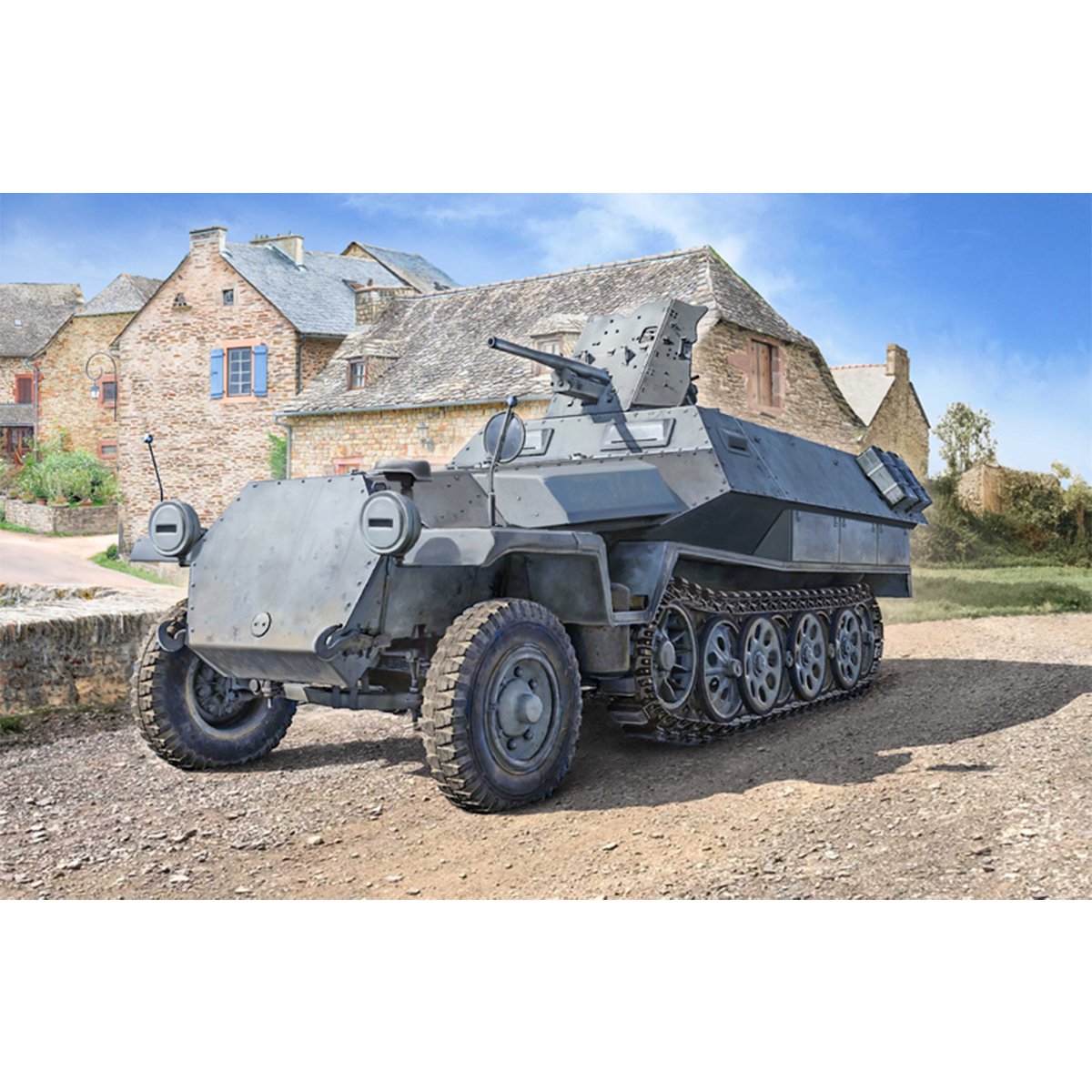 Italeri Sd. Kfz. 251/10 Schutzenpanzerwagen 3.7cm PaK 1/72 Scale 7079