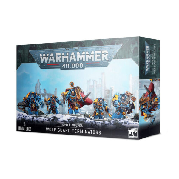 Warhammer 40000 Space Wolves Wolf Guard Terminators 53-07