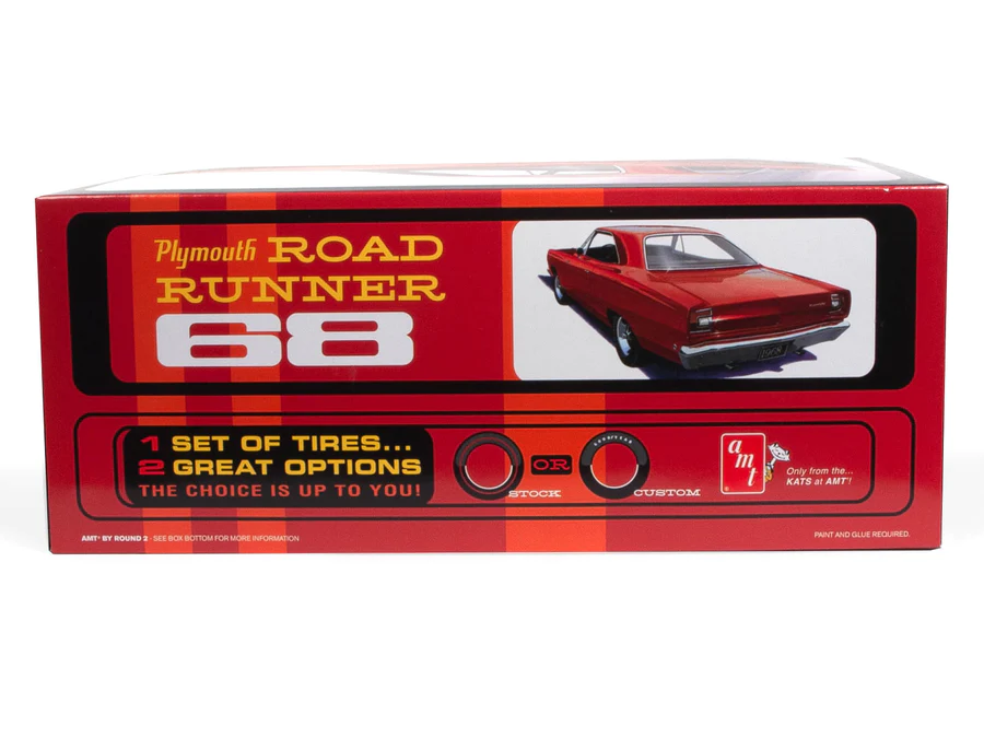 AMT 1968 Plymouth Road Runner Customizing Kit 1/25 Scale 1363