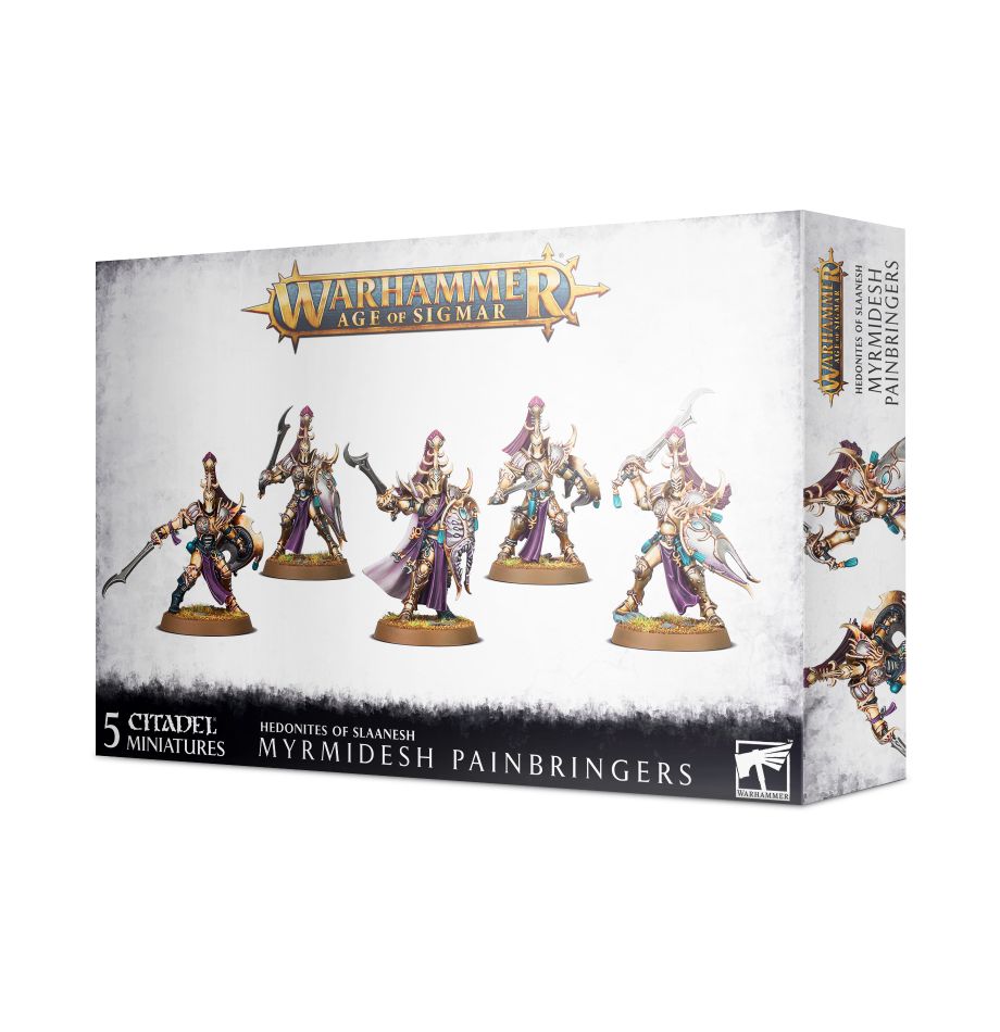 Warhammer Age of Sigmar Hedonites of Slaanesh Myrmidesh Painbringers 83-90