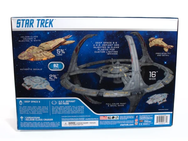 AMT Deep Space 9 with USS Defiant Cardassian Keldon-Class Cruiser 1/3300 Scale 1245