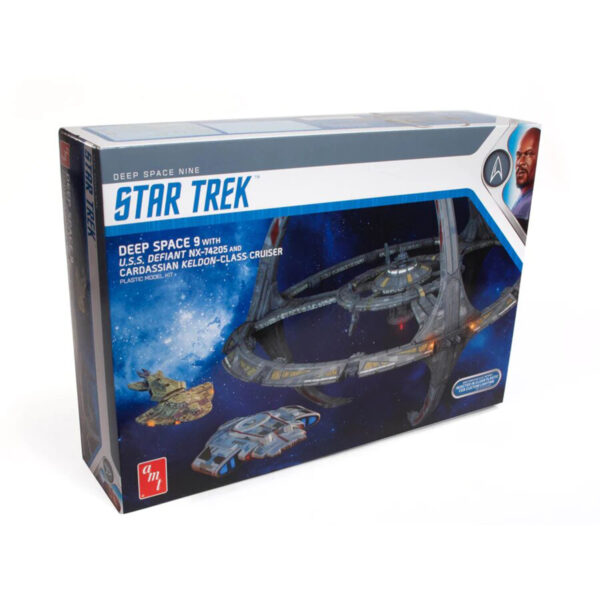 AMT Deep Space 9 with USS Defiant Cardassian Keldon-Class Cruiser 1/3300 Scale 1245