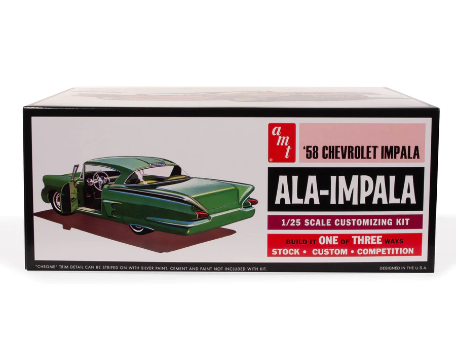 AMT 1958 Chevy Impala Hardtop Ala Impala 1 25 Scale 1301 Canada s largest selection of model paints kits hobby tools airbrushing and crafts with online shipping and up to date inventory