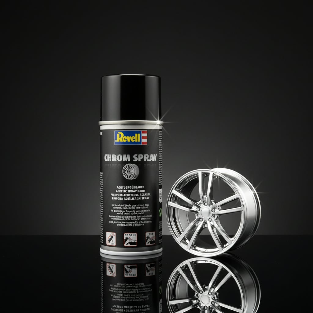 Revell Acrylic Chrome Spray Clear Gloss RVP 39628