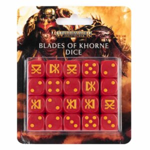 Warhammer Age of Sigmar Blades of Khorne Dice Set 83-39