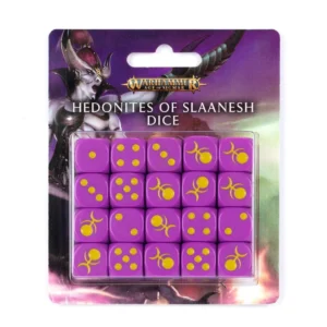 Warhammer Age of Sigmar Hedonites of Slaanesh Dice Set 83-94