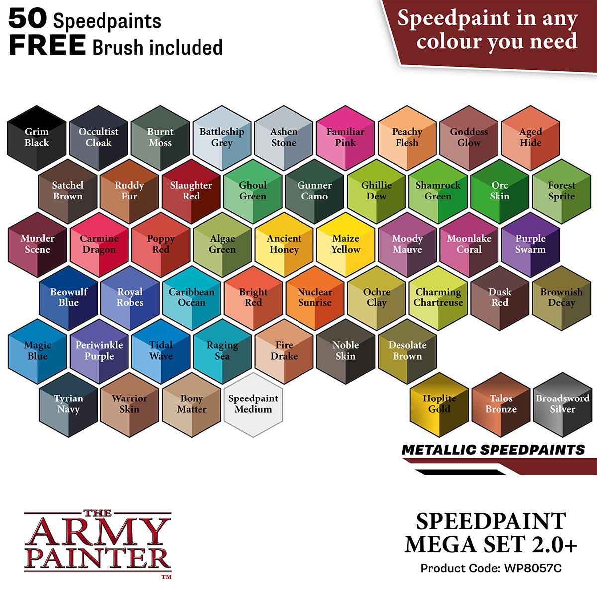 The Army Painter Speedpaint Mega Set 2.0+ WP8057 • Canada's largest  selection of model paints, kits, hobby tools, airbrushing, and crafts with  online shipping and up to date inventory.