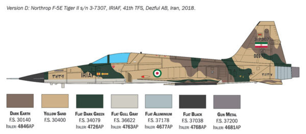 Italeri F-5E Tiger II 1/48 Scale 2827