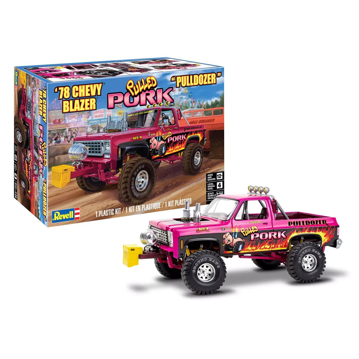 Revell 1978 Chevy Blazer Pulled Pork Pulldozer 1/24 Scale RMX 85-4532 14532