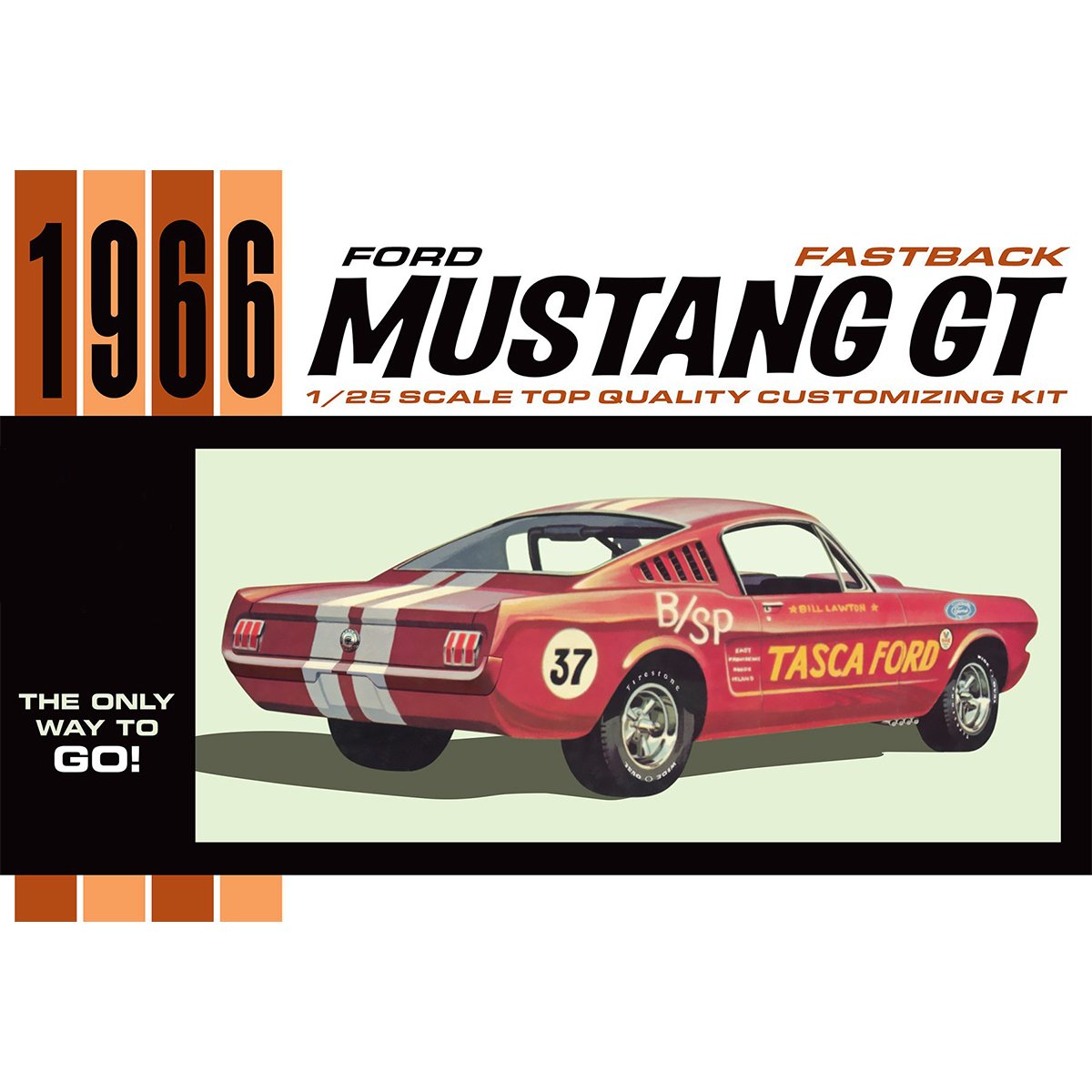 AMT 1966 Ford Mustang GT Fastback Tasca Ford 1/25 Scale 1305 • Canada's ...