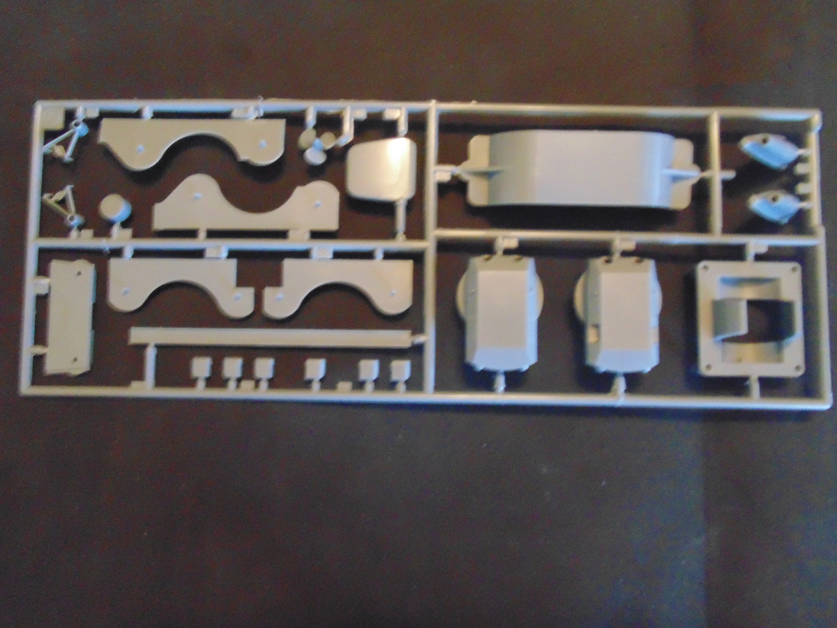 Main forward turrets sprue tree wide shot