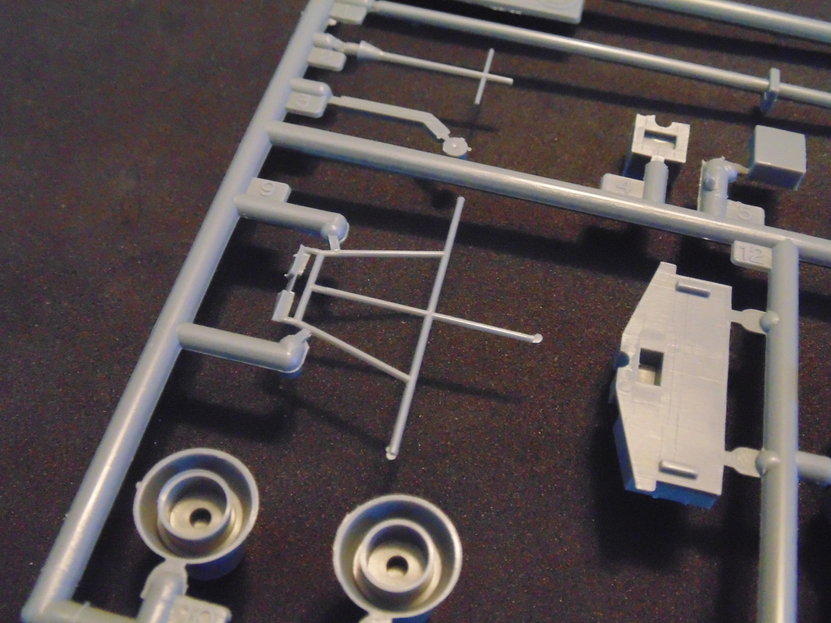 Close-up of thin antenna parts