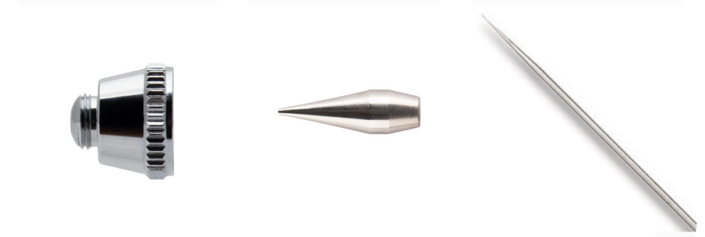 IWATA Eclipse O.5 mm Nozzle Cap Nozzle and 0.5 mm needle upgrade