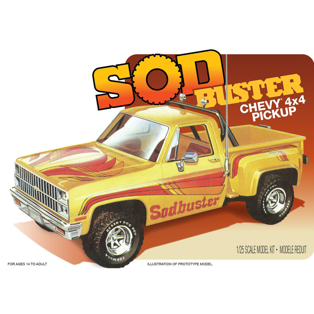 Mua MPC 1981 Chevy Stepside Pickup Sod Buster 1:25 Scale Model Kit trên