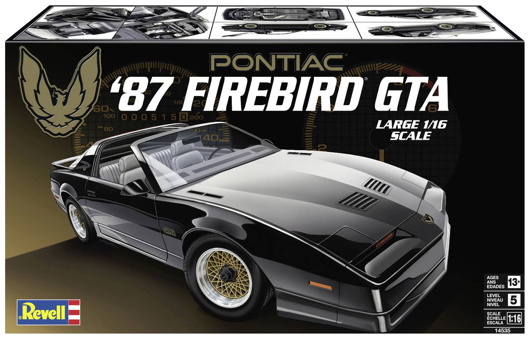 1987 PONTIAC FIREBIRD GTA ミニカー Revell Pontiac 1987 Firebird GTA 1/16 Scale RMX 85-4535 14535