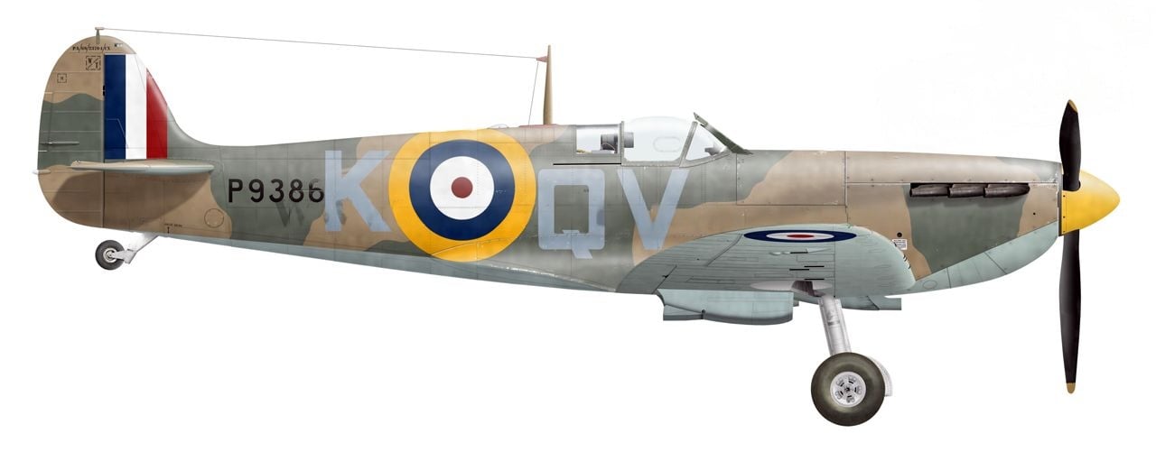 Kotare Spitfire Mk.la with Brian Lane 1/32 Scale 32601