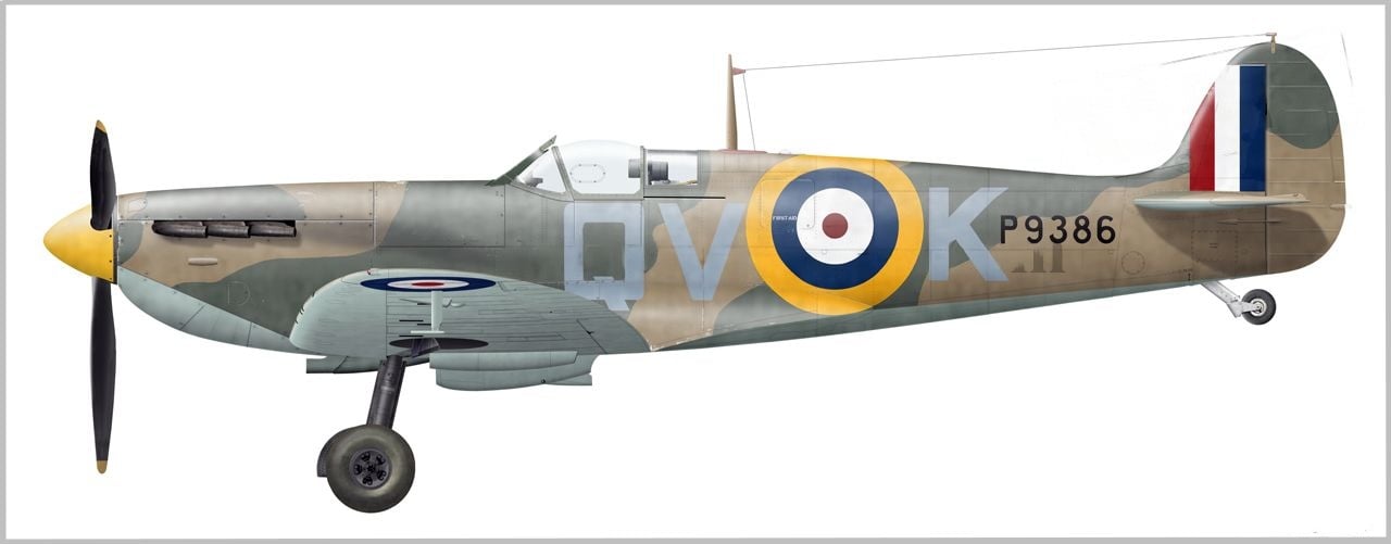 Kotare Spitfire Mk.la with Brian Lane 1/32 Scale 32601