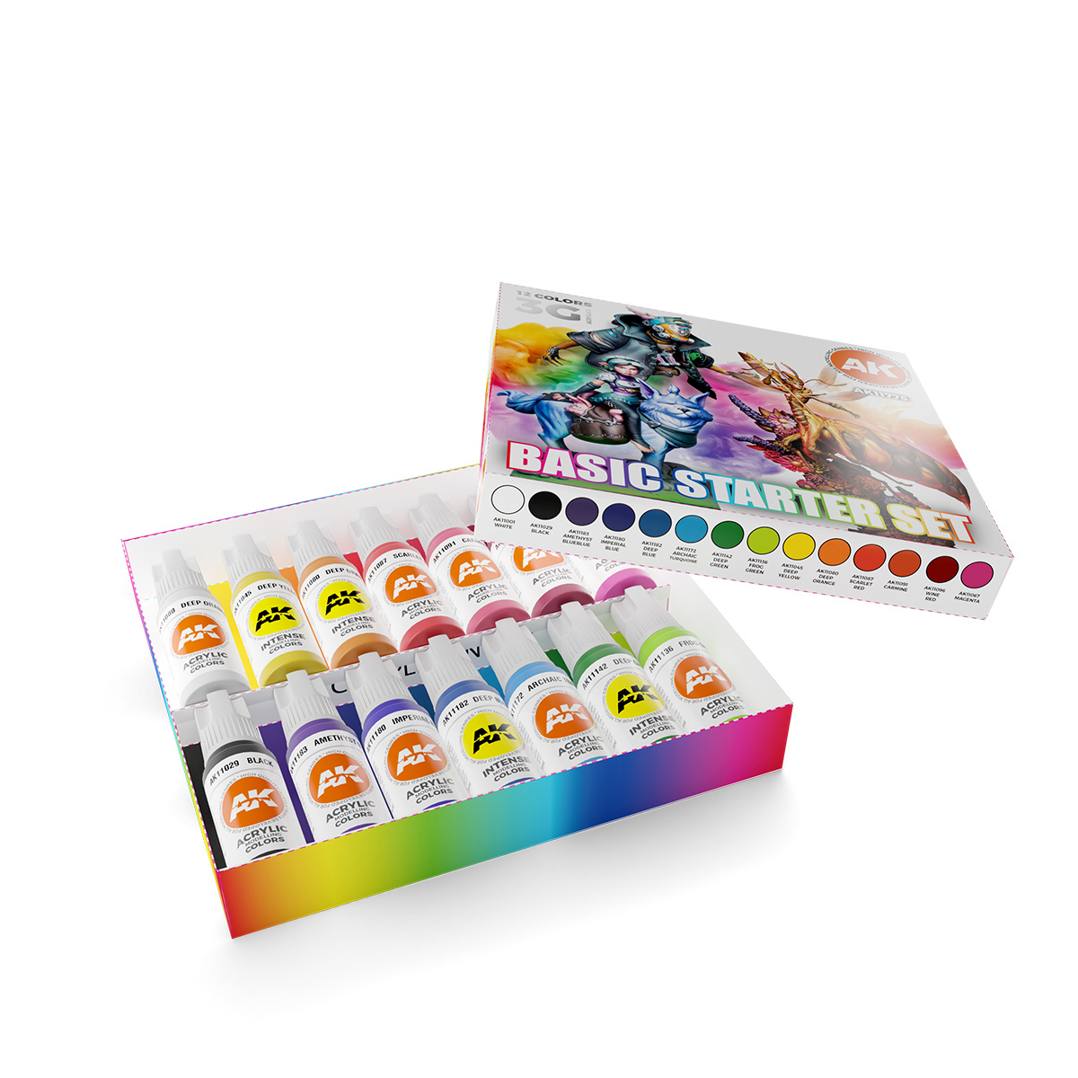 thumbnail image 2 of AK Interactive Rust 3rd Gen Acrylic Paint Set – AK11605, Flat Browns 2 of 3