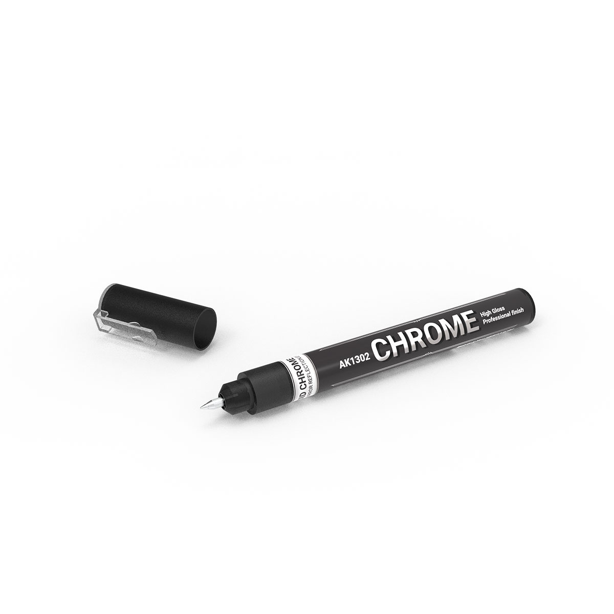 AK Interactive Metallic Liquid Marker Set of 4 Fine Tip 1.0mm AKI 1300