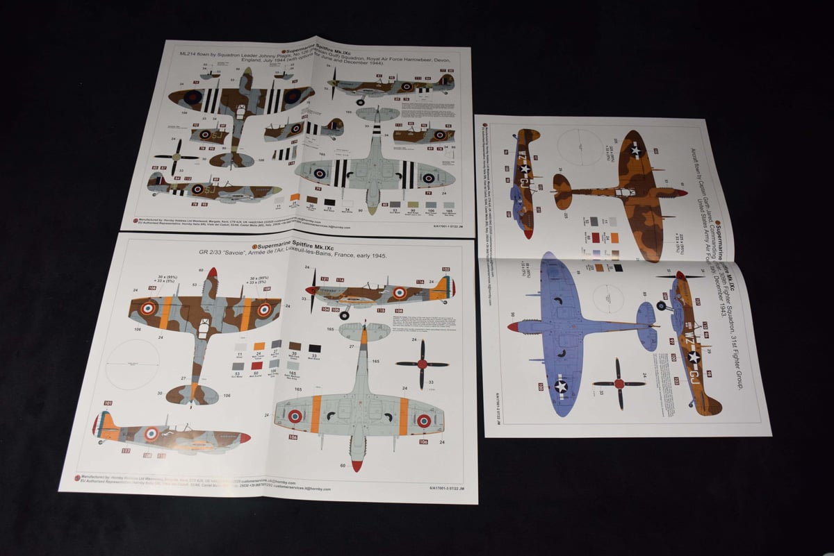 Instructions Airfix Spitfire Build Unboxing