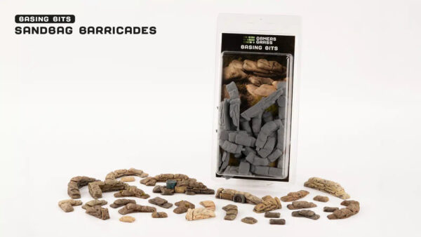Gamers Grass Basing Bits Sandbag Barricades GGBB-SB