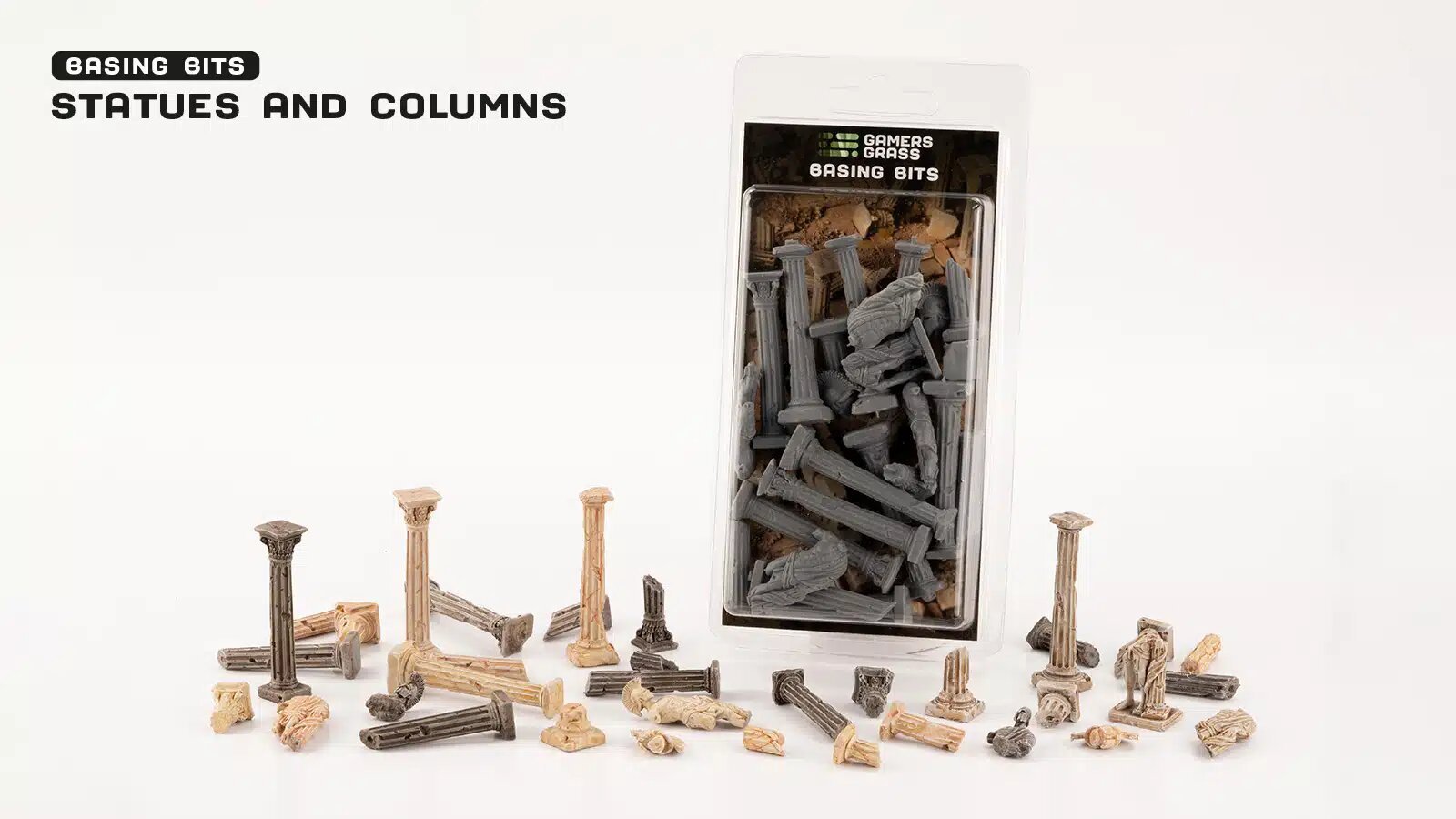 Gamers Grass Basing Bits Statues and Columns GGBB-SC