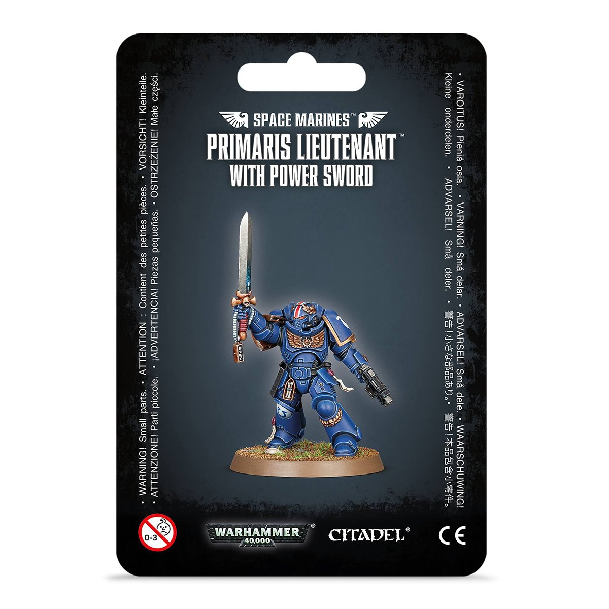 Warhammer 40000 Space Marines Primaris Lieutenant with Power Sword 48-84