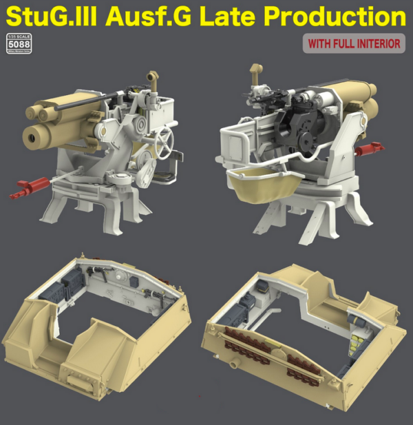 Ryefield Models StuG.III Ausf.G Late Production with Full Interior 1/35 Scale 5088