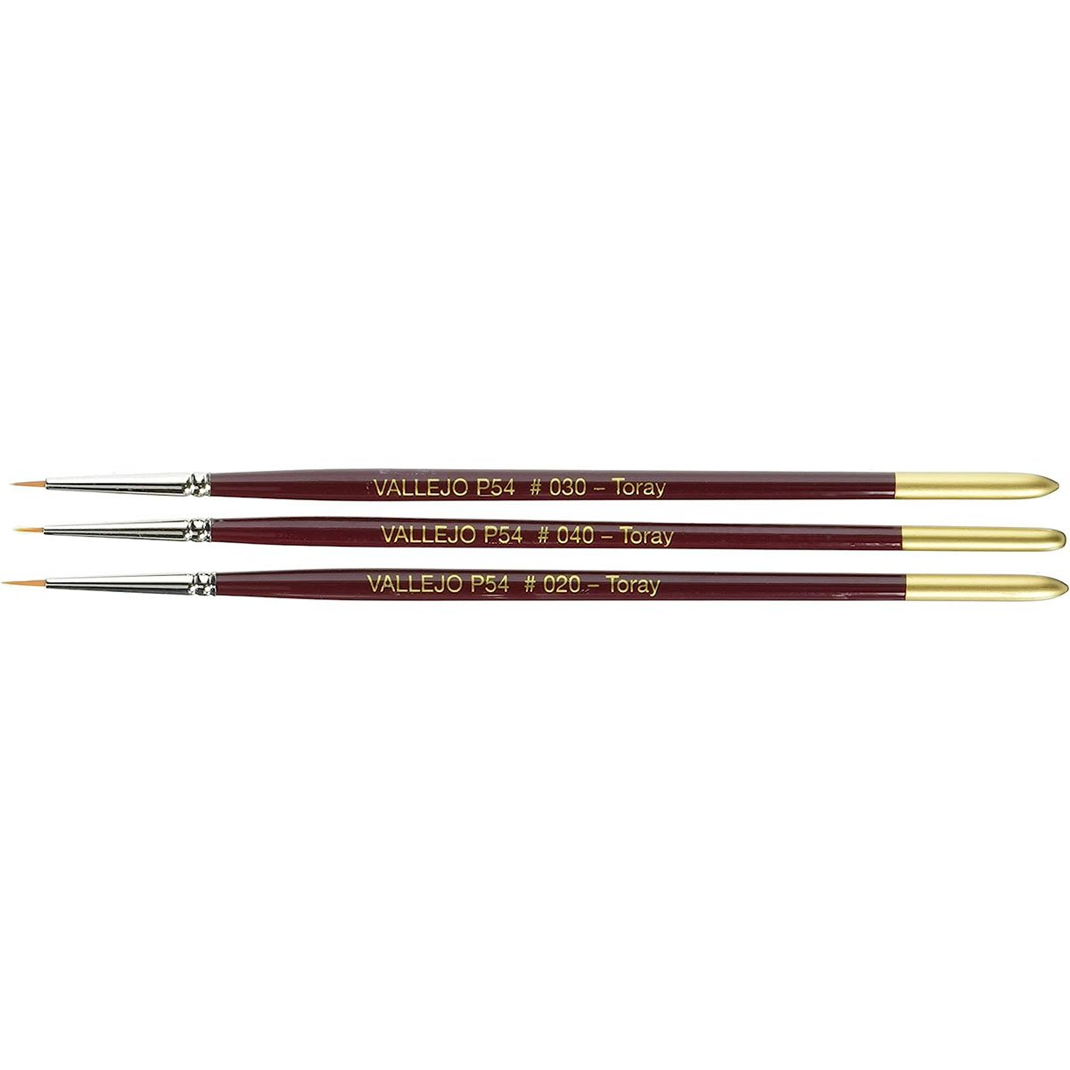 Vallejo Definition Brush Set of 3 Detail Series 4/0 3/0 2/0 B02990