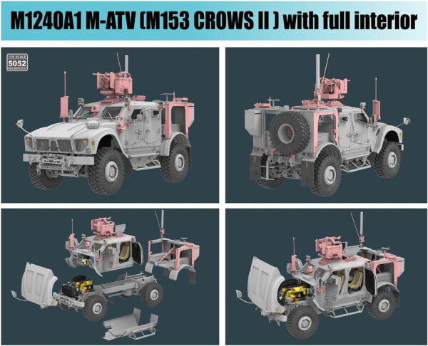 Ryefield Models M1240A1 M-ATV M153 Crows II 1/35 Scale 5052