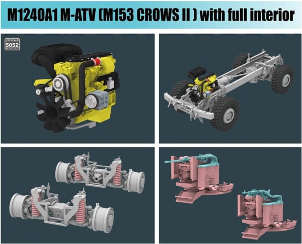 Ryefield Models M1240A1 M-ATV M153 Crows II 1/35 Scale 5052