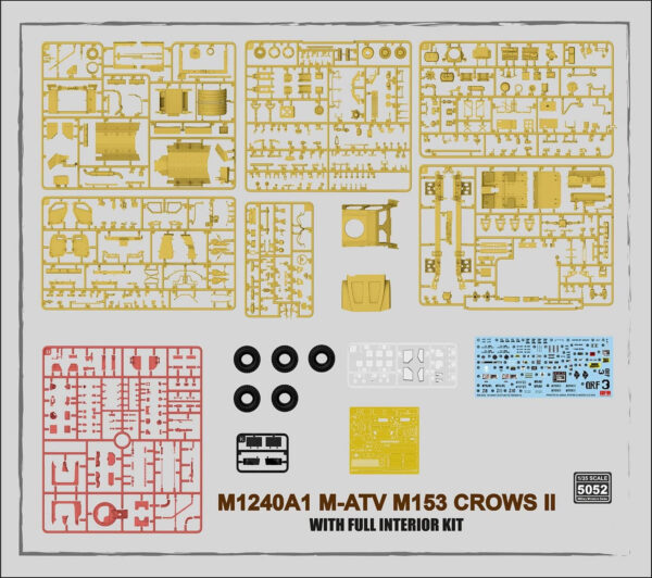 Ryefield Models M1240A1 M-ATV M153 Crows II 1/35 Scale 5052