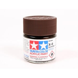 Tamiya Acrylic Paints X9 X-9 81008 Brown Gloss Large 23ml