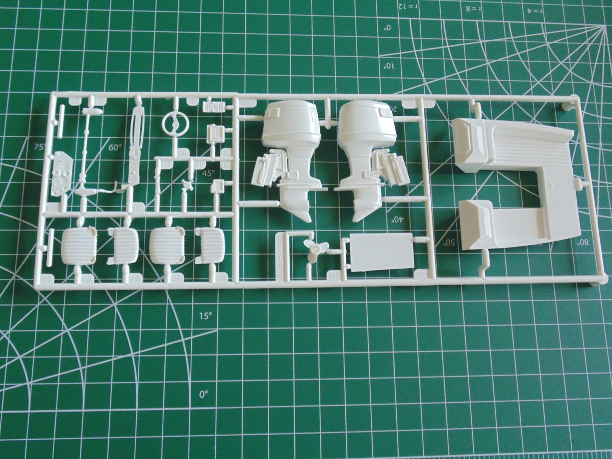 Motor parts of the boat