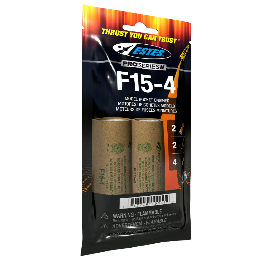 Estes F15-4 Engines 2 Pack 29mm 10031