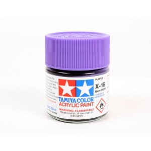 Tamiya Acrylic Paints X16 X-16 81016 Purple Gloss Large 23ml