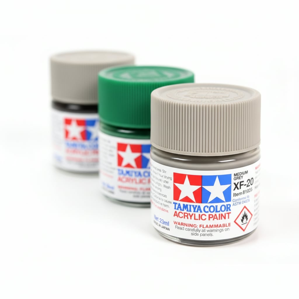 Tamiya Acrylic Paints XF20 XF-20 81320 Medium Grey Gray Large 23ml