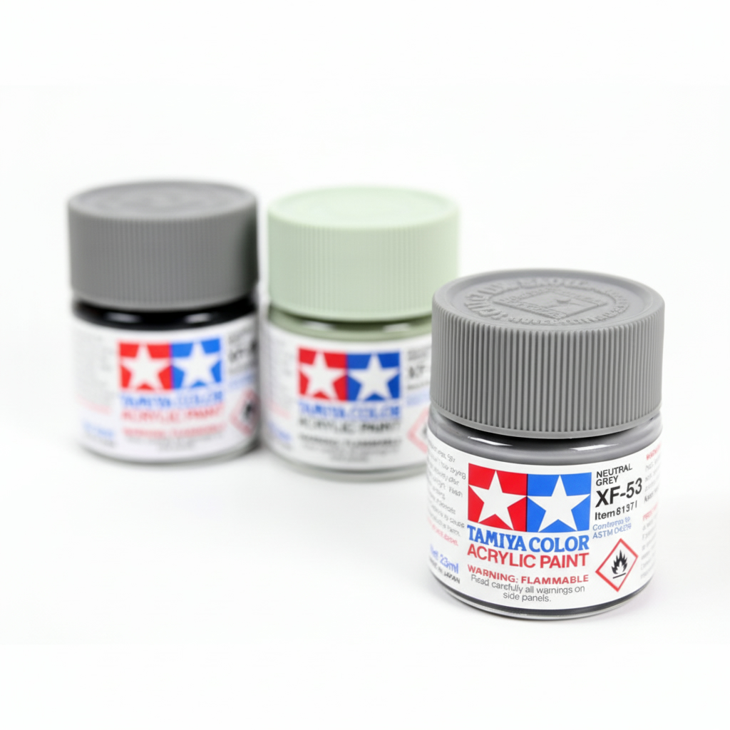 Tamiya Acrylic Paints XF53 XF-53 81353 Neutral Grey Gray Large 23ml