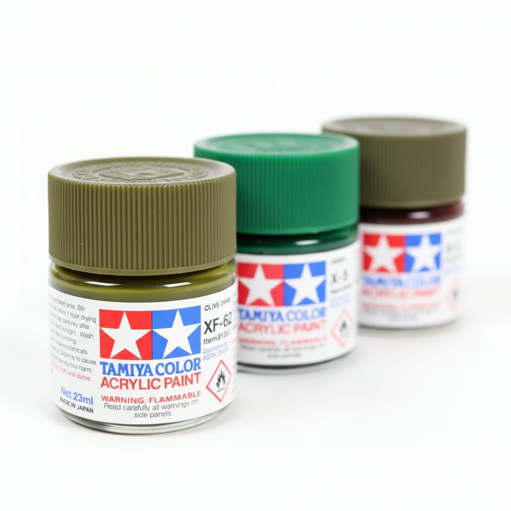 Tamiya Acrylic Paints XF62 XF-62 81362 Olive Drab Large 23ml