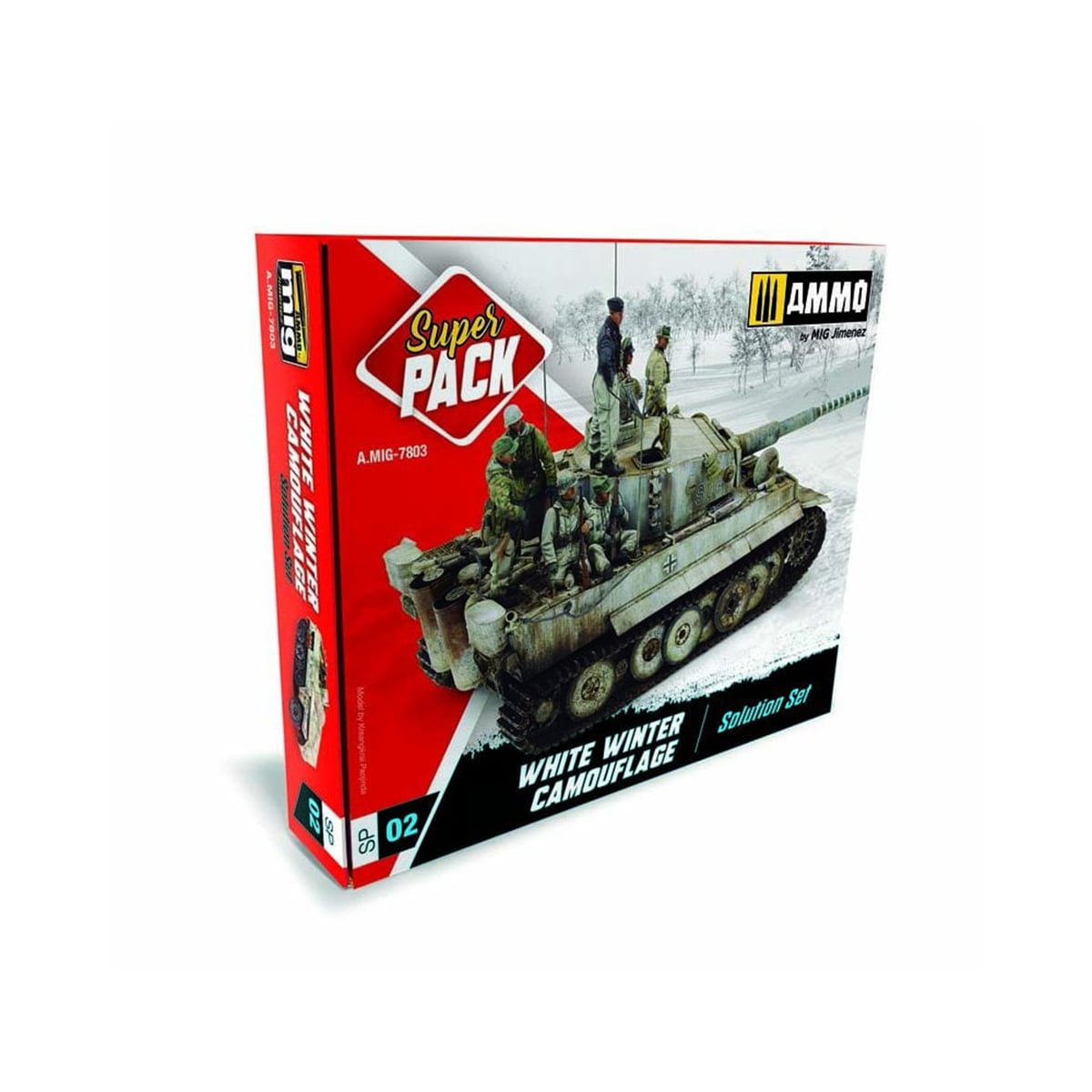 Ammo by Mig Super Pack White Winter Camouflage Weathering Set AMIG7803
