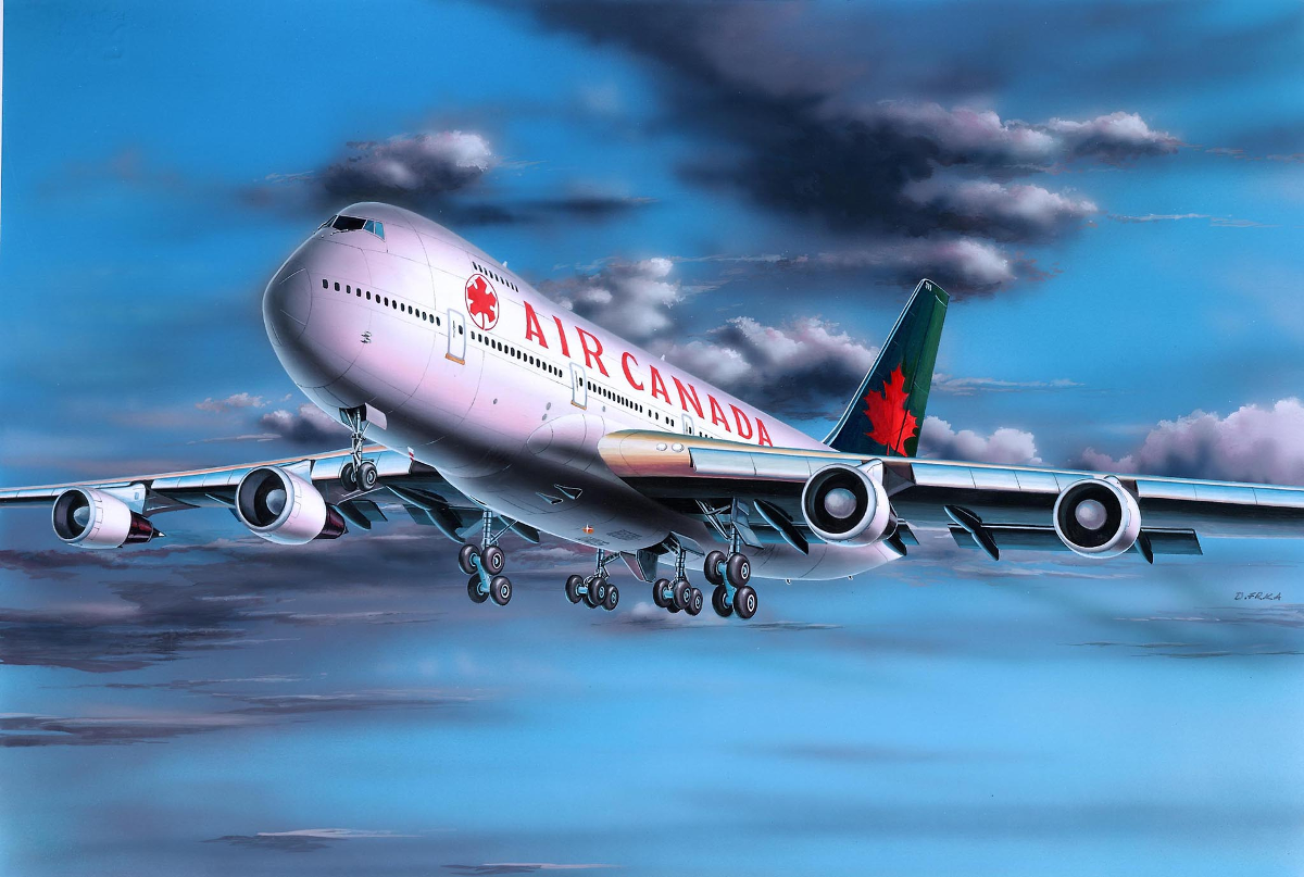 Revell Boeing 747-200 1:390 Scale RVG 04210 Boxart