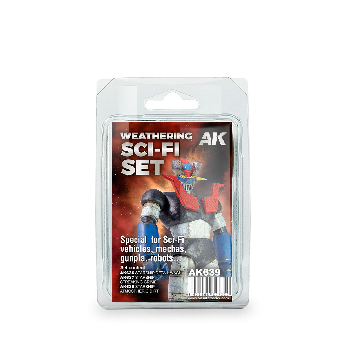 AK Interactive Sci-Fi Weathering Set AKI 639