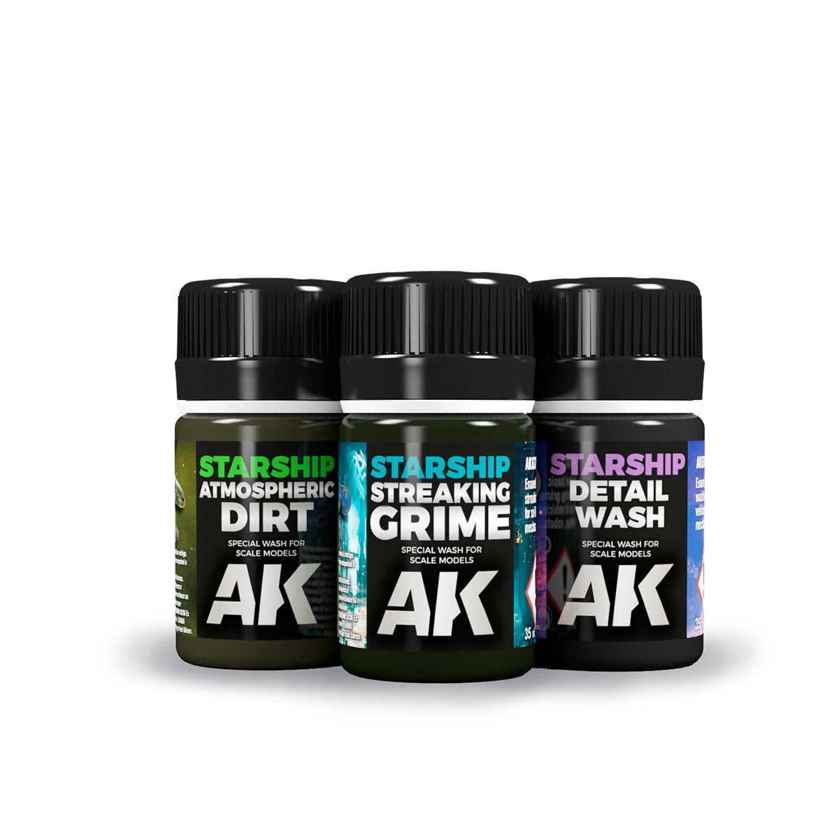 AK Interactive Sci-Fi Weathering Set AKI 639