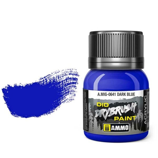 Ammo by Mig Dio Drybrush Dark Blue AMIG0641