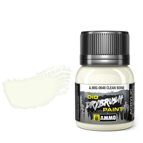 Ammo by Mig Dio Drybrush Clean Bone AMIG0648