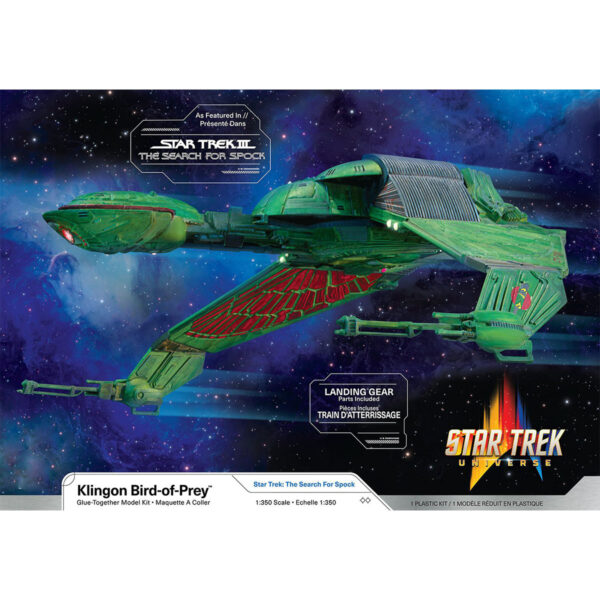 AMT Star Trek Klingon Bird-of-Prey The Search for Spock 1/350 Scale 1400
