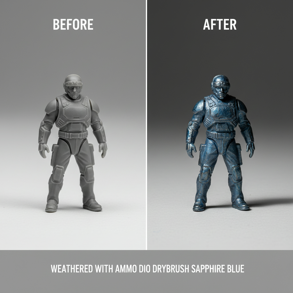 Ammo by Mig Dio Drybrush Saphire Blue AMIG0630