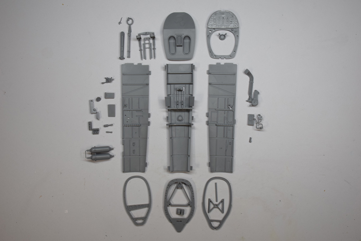 Parts Cockpit Detail Airfix Spitfire Build