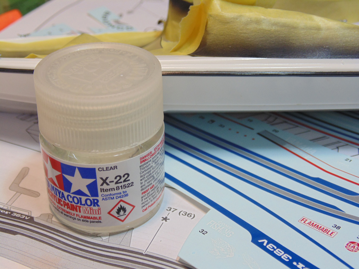 Tamiya X-22 below the hull part