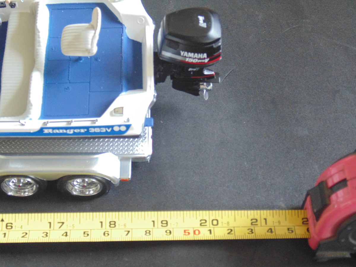 Ruler at the aft